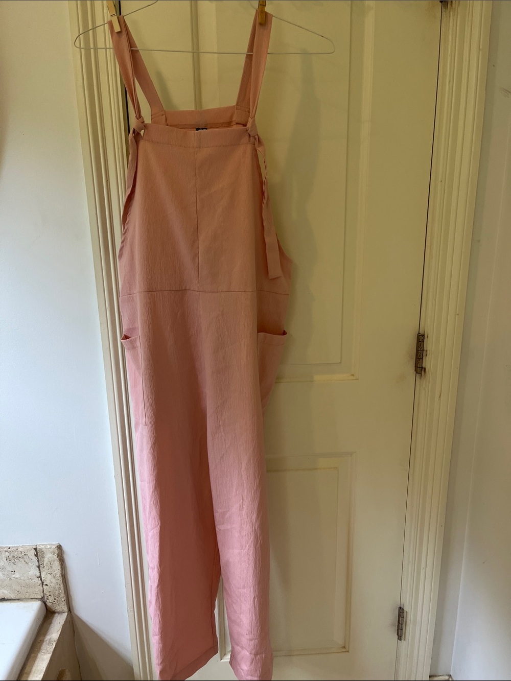 SHEIN Pink Overalls Jumpsuit